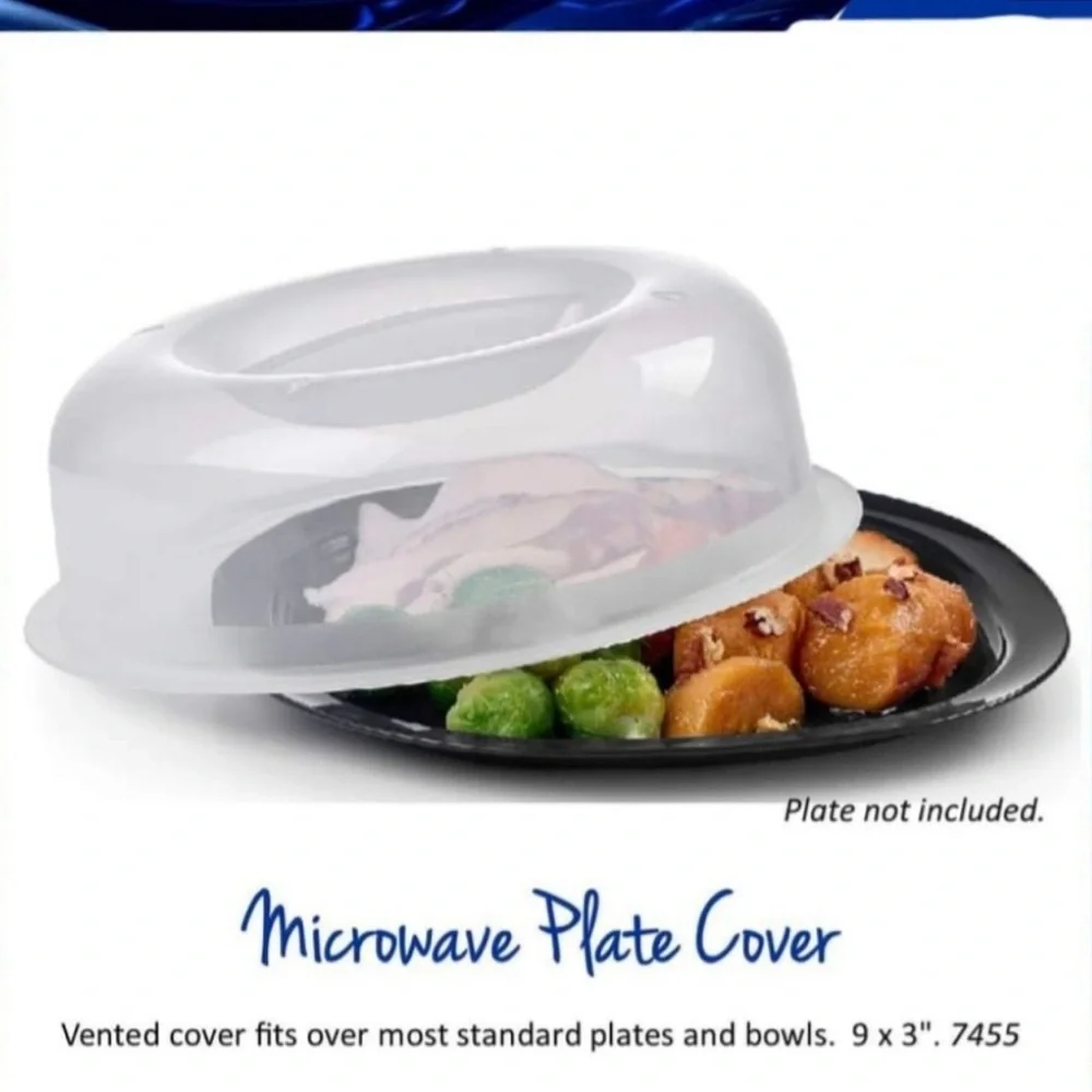 NEW (NIP) Tupperware Clear Microwave Plate Cover